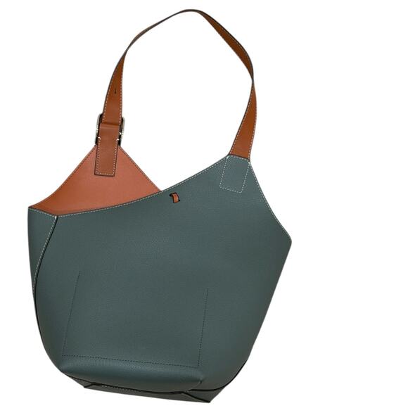 MDBM Maison de Beaute Marseilles Cholet Structured Napa Leather Tote - Picture 2 of 12